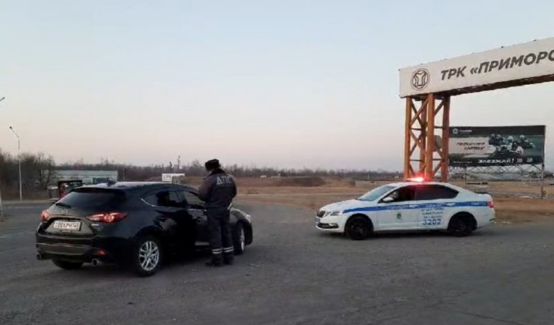 Госавтоинспекция Артема Приморского края провела рейдовые мероприятия по выявлению пьяных водителей